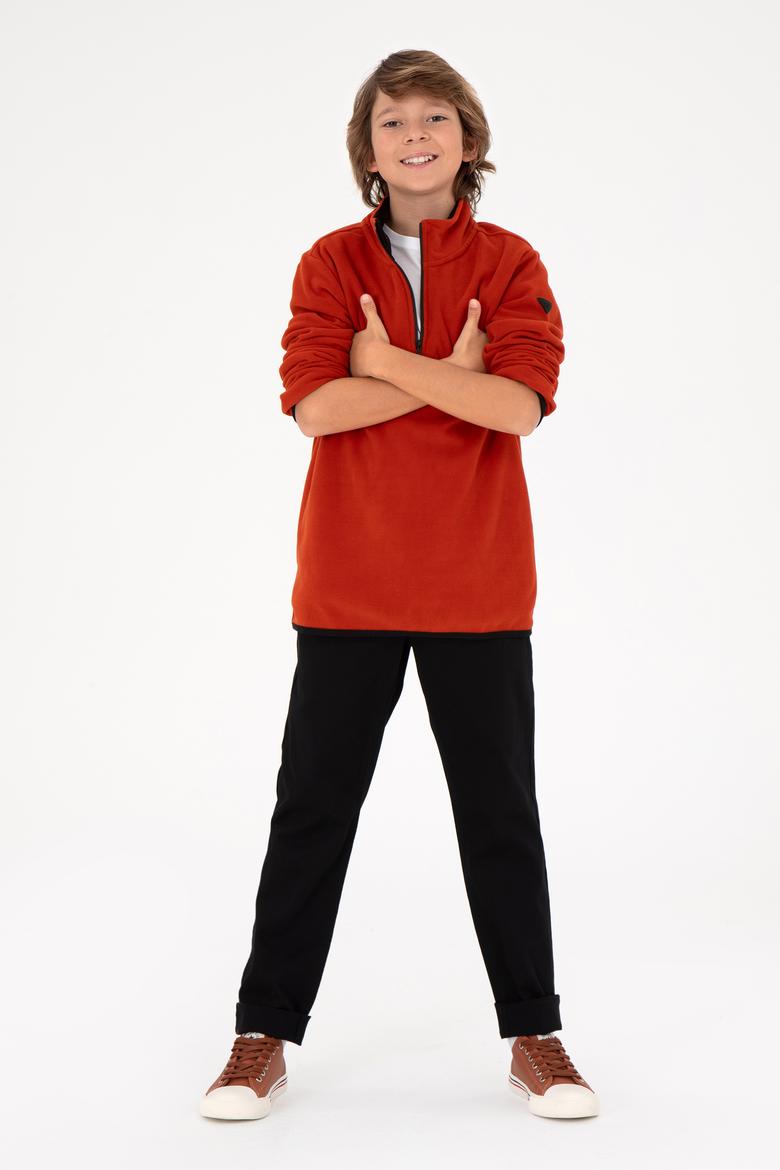 Erkek Çocuk Siyah Kanvas Pantolon - 50298539011