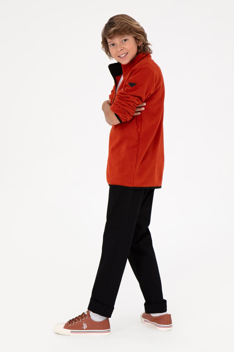 Erkek Çocuk Siyah Kanvas Pantolon