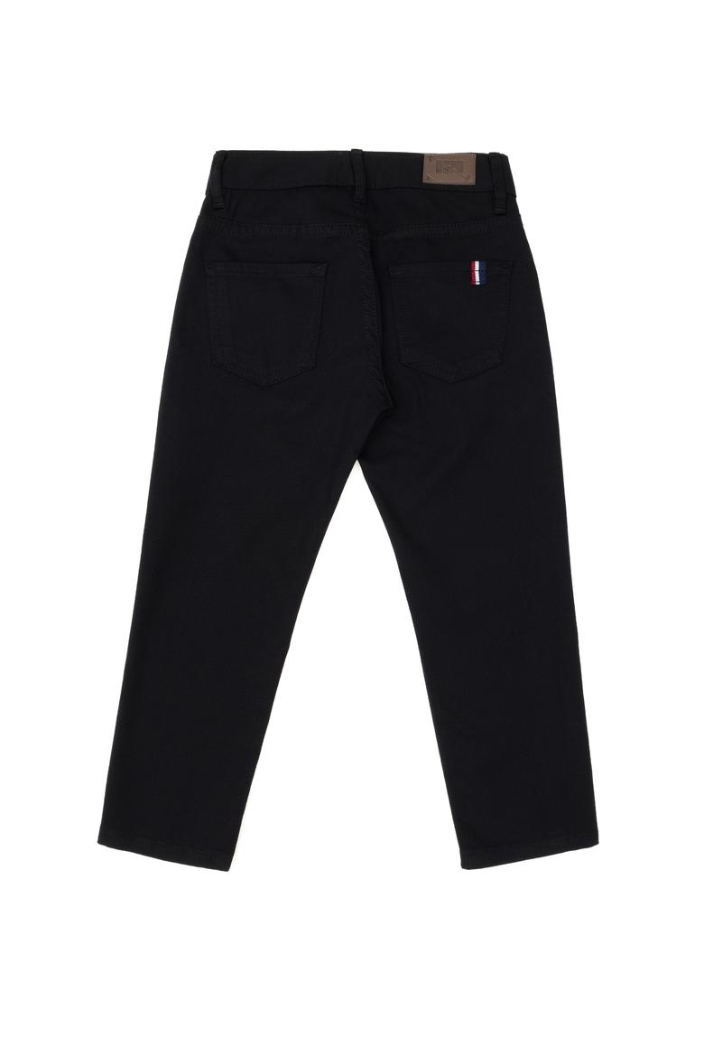 Erkek Çocuk Siyah Kanvas Pantolon - 50298539011