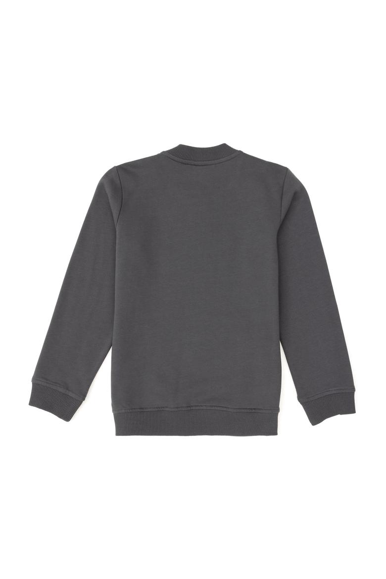 Erkek Çocuk Yarım Fermuarlı Antrasit Sweatshirt - 50293774003