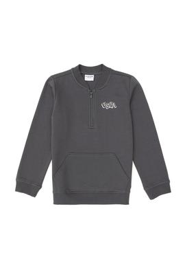 Erkek Çocuk Yarım Fermuarlı Antrasit Sweatshirt - 50293774003