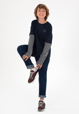 Erkek Çocuk Lacivert Tişört - 50295551014