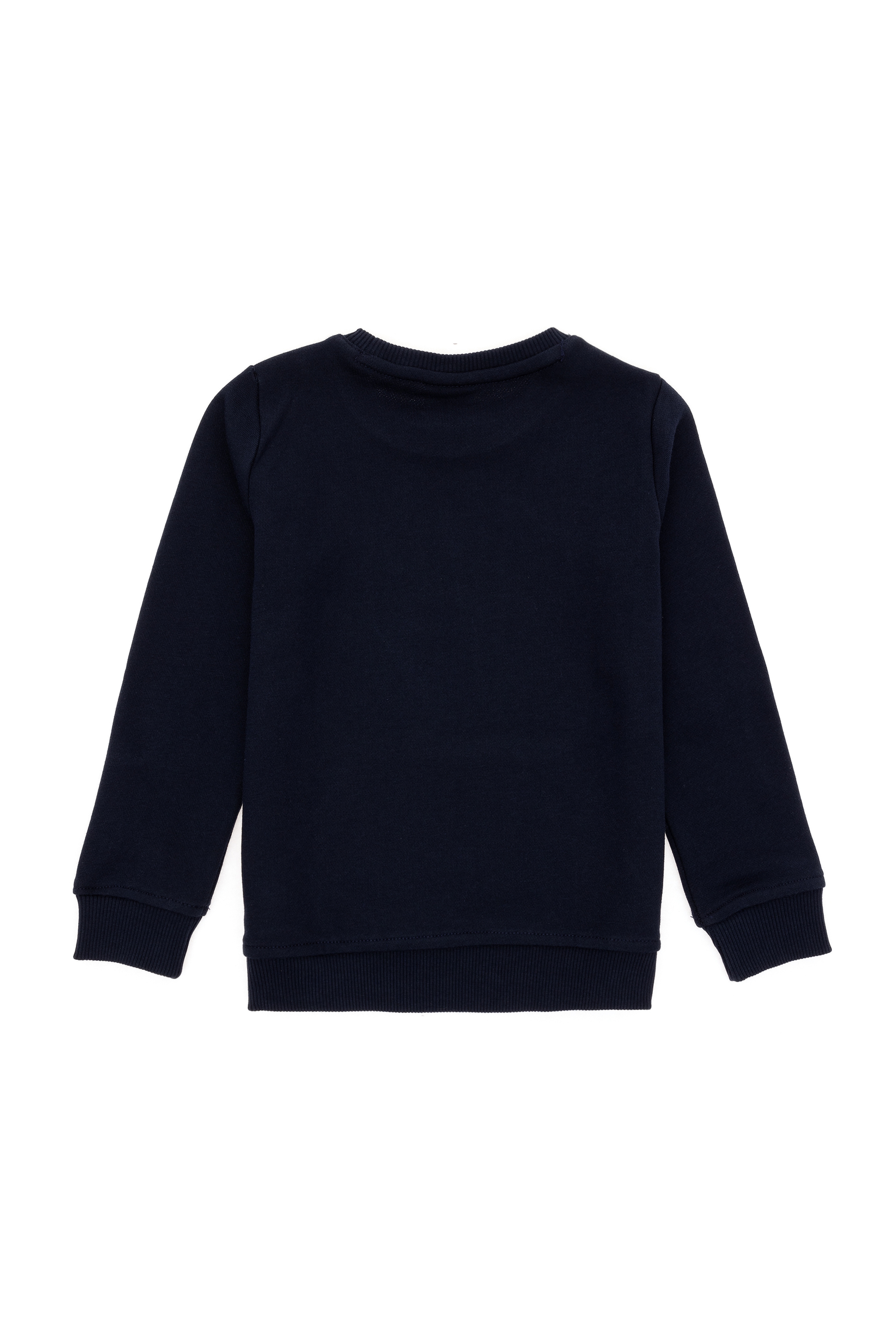Erkek Çocuk Lacivert Basic Bisiklet Yaka Sweatshirt