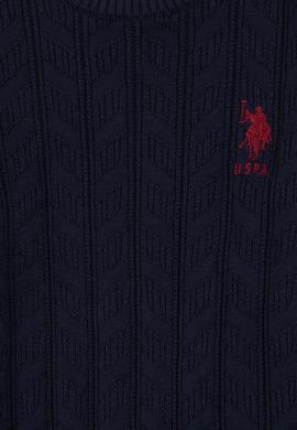 Erkek Çocuk Lacivert Basic Bisiklet Yaka Kazak - 50293551007