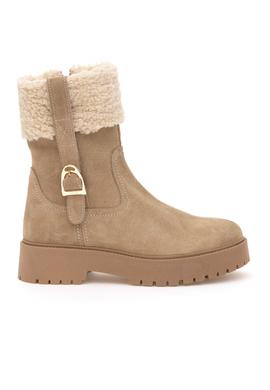 Kadın Bej Süet Bot - 50295234017