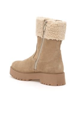 Kadın Bej Süet Bot - 50295234017