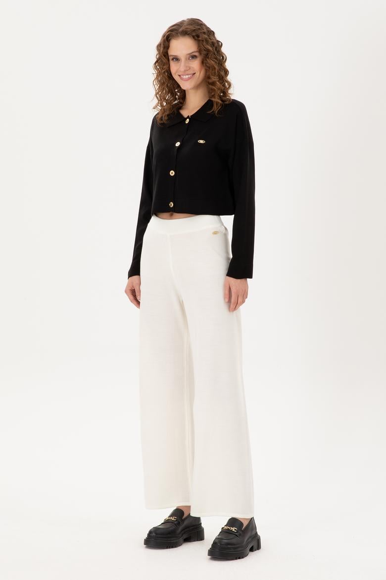 Kadın Siyah Triko Hırka - 50297152023