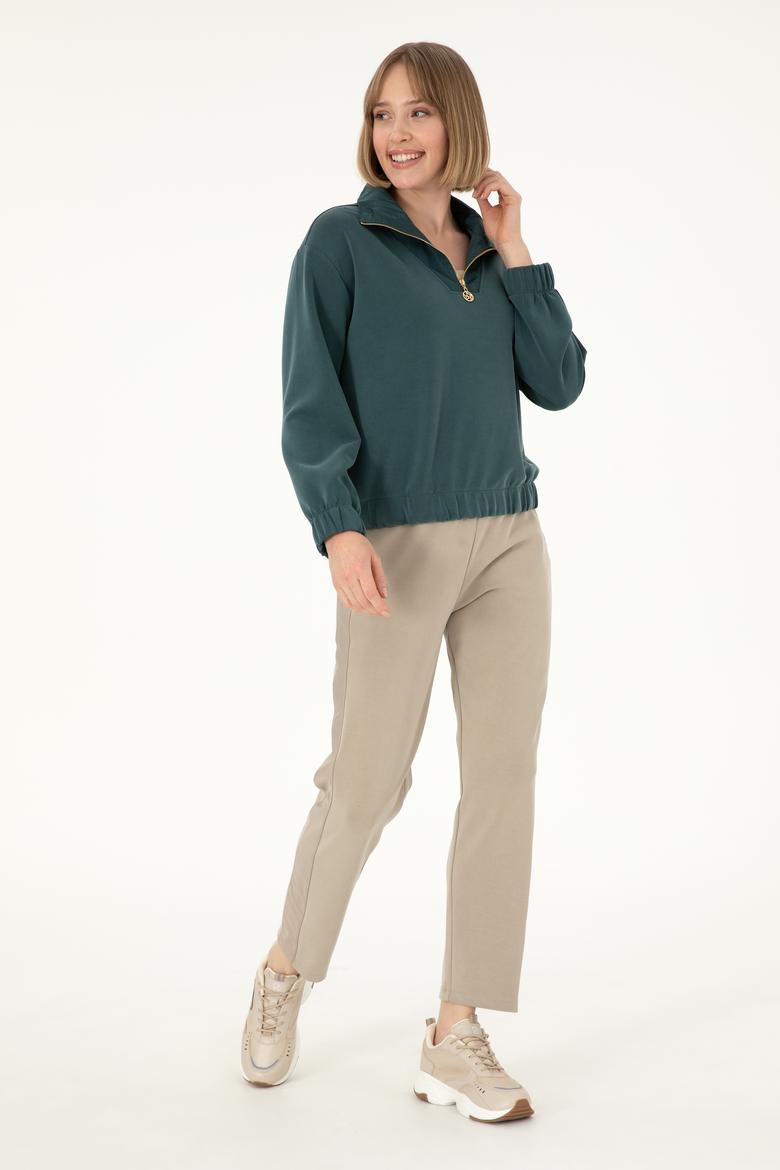 Kadın Açık Haki Eşofman Altı