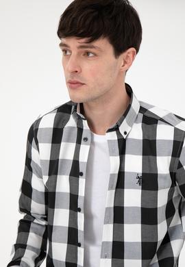 Erkek Siyah Uzun Kollu Gömlek - 50296595014