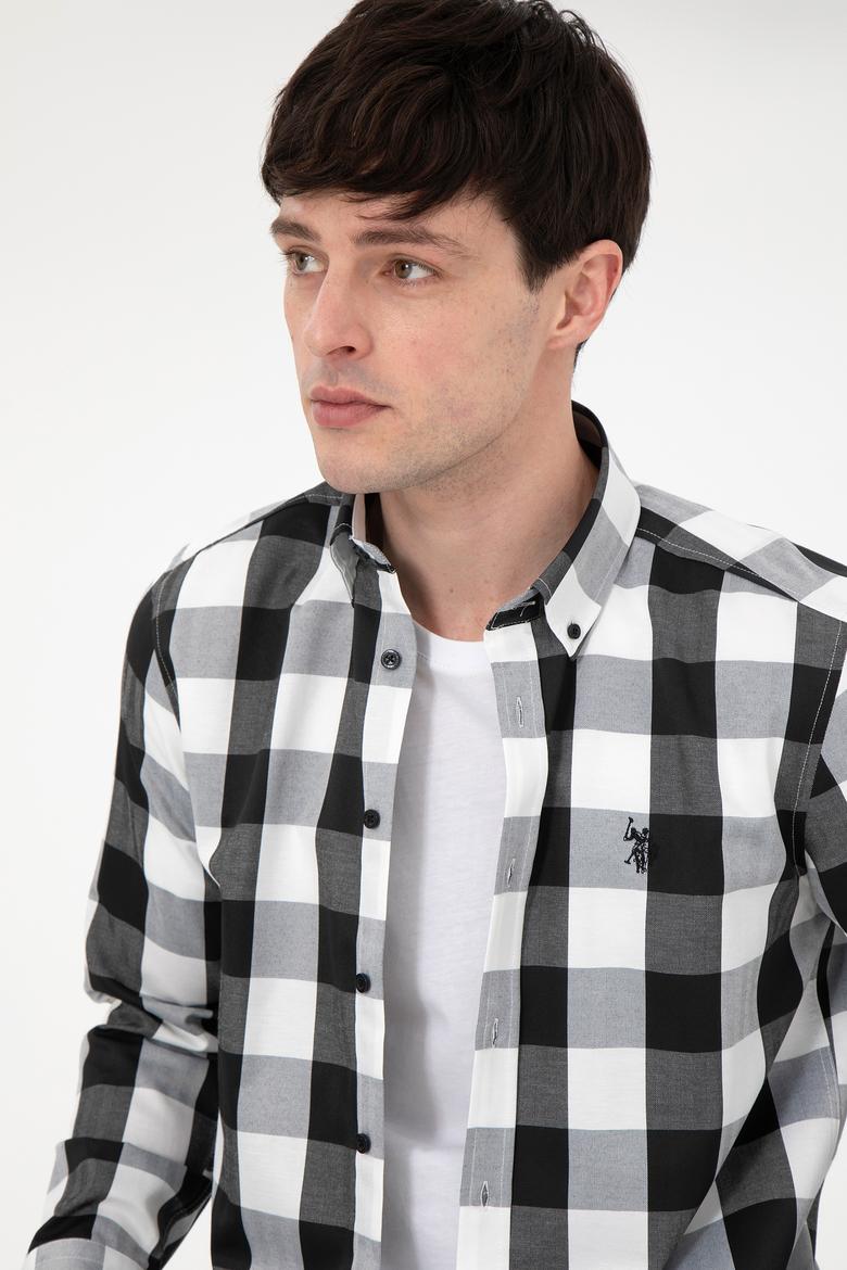 Erkek Siyah Uzun Kollu Gömlek - 50296595014