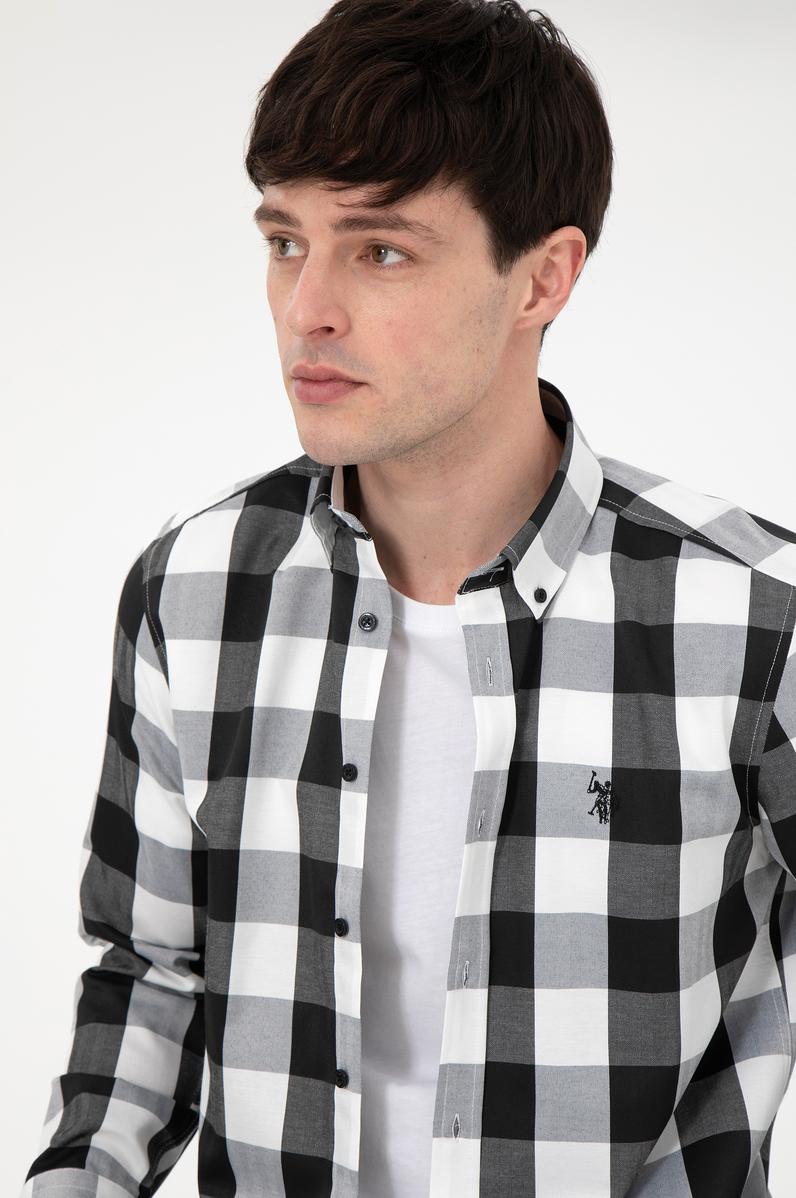 Erkek Siyah Uzun Kollu Gömlek