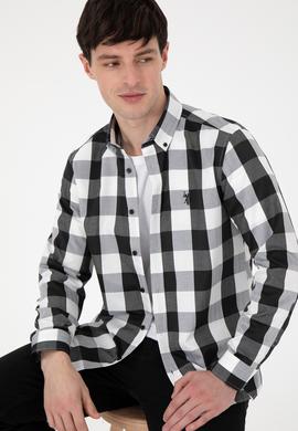 Erkek Siyah Uzun Kollu Gömlek - 50296595014