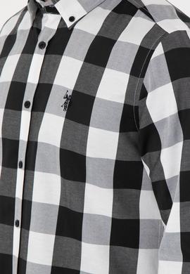 Erkek Siyah Uzun Kollu Gömlek - 50296595014