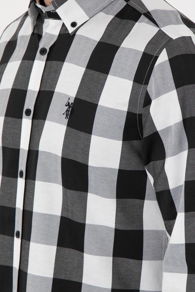 Erkek Siyah Uzun Kollu Gömlek - 50296595014