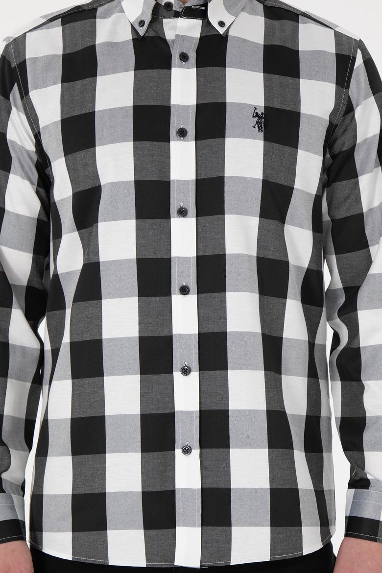 Erkek Siyah Uzun Kollu Gömlek - 50296595014