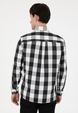 Erkek Siyah Uzun Kollu Gömlek - 50296595014