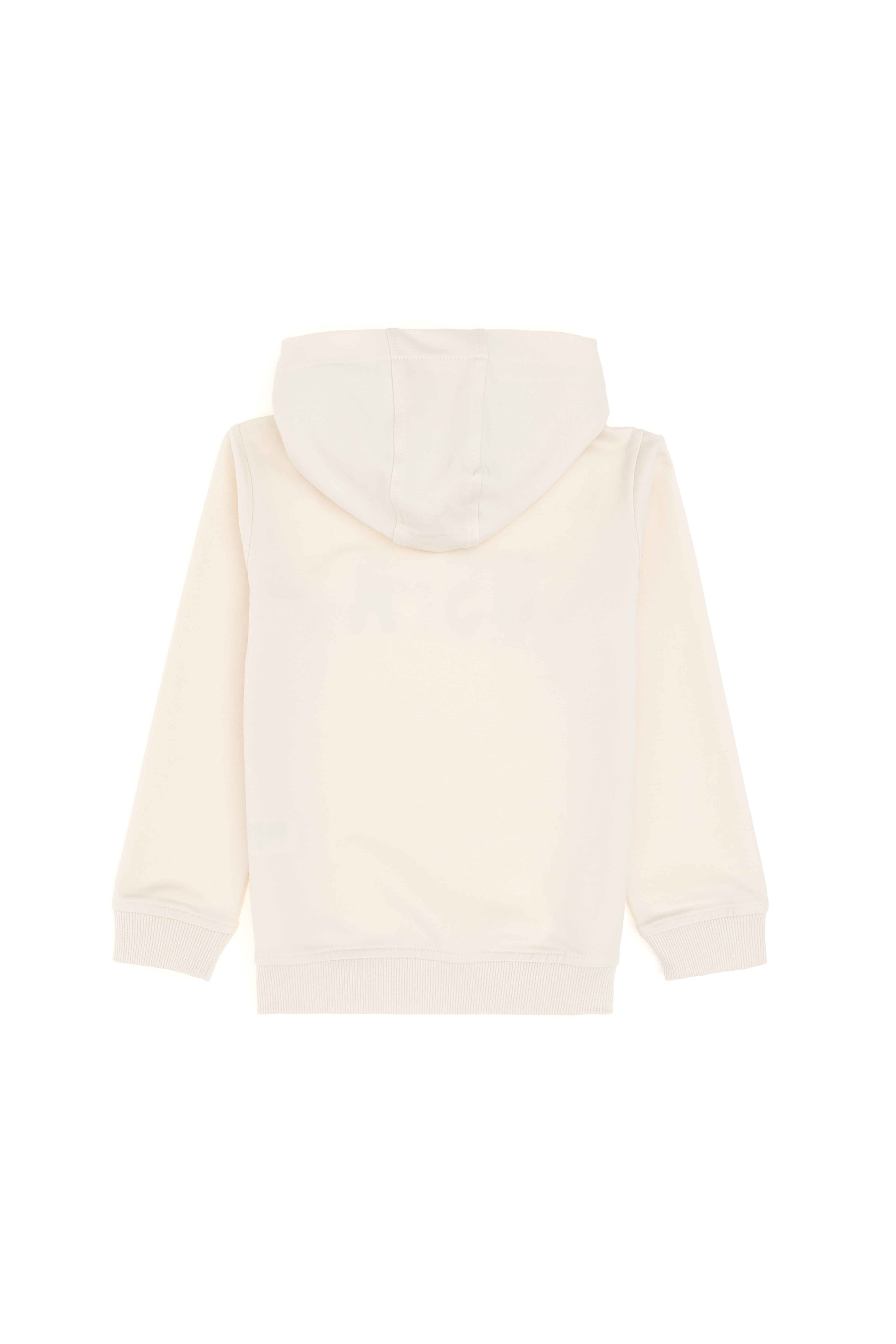 Kız Çocuk Krem Kapüşonlu Sweatshirt - Image 5