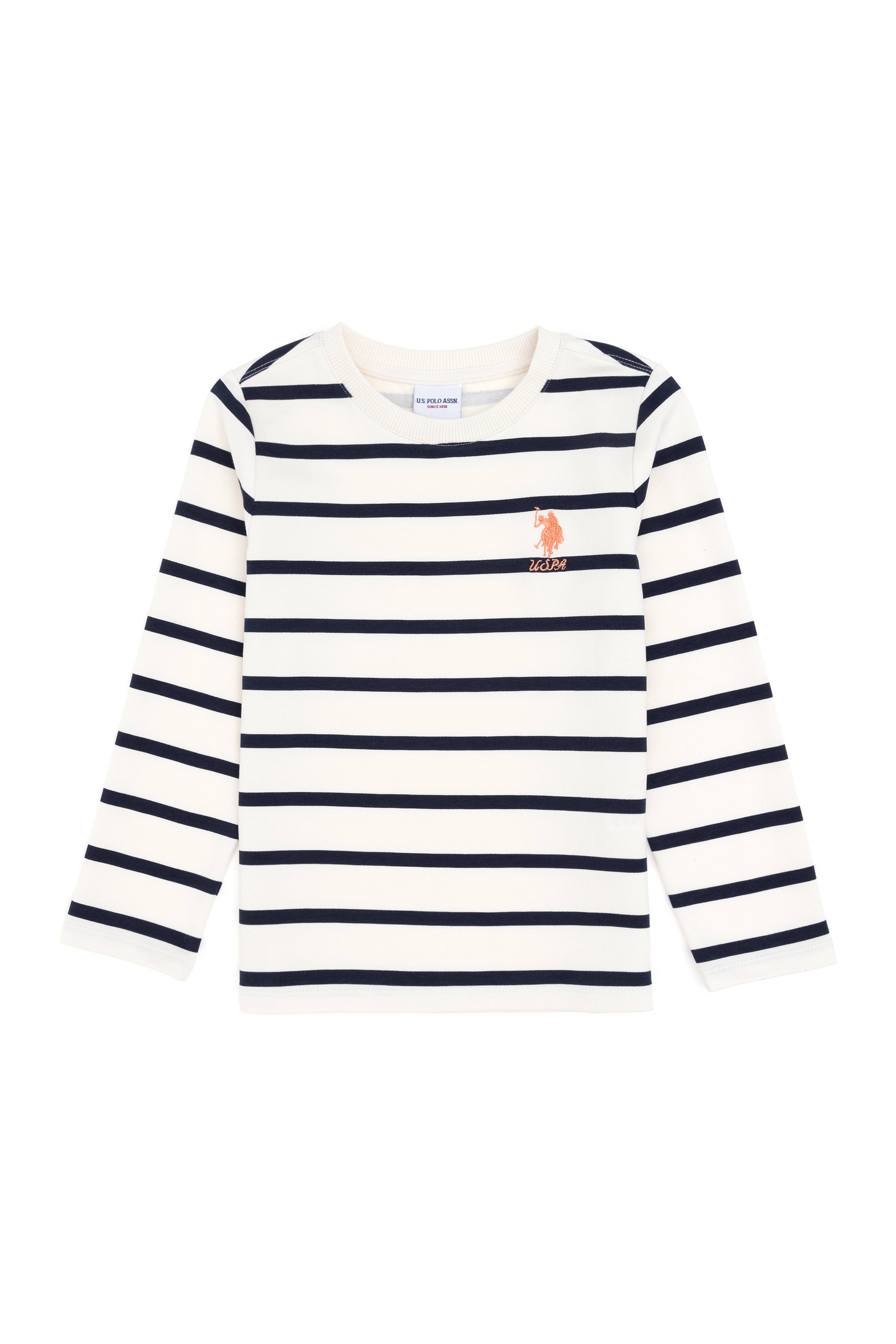Kız Çocuk Krem Bisiklet Yaka Sweatshirt - Image 4