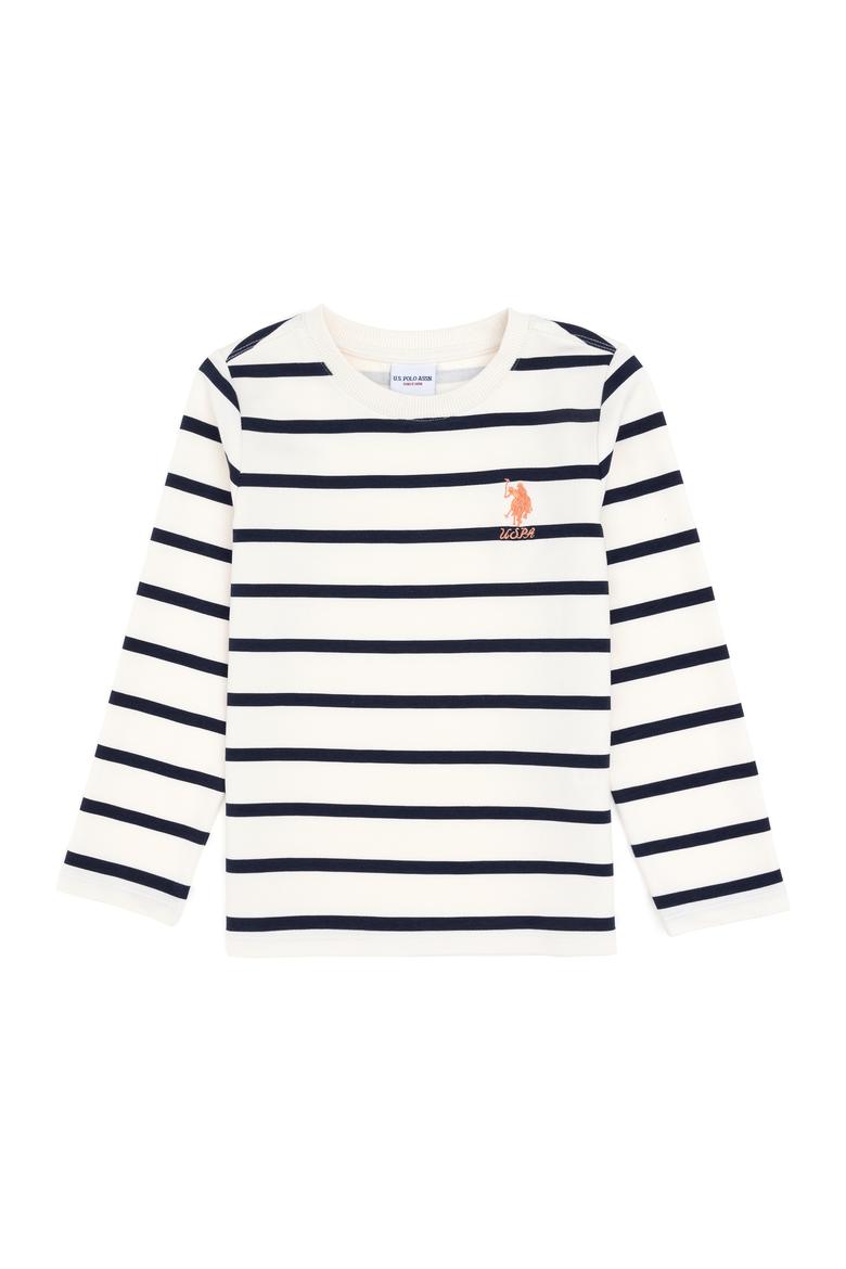 Kız Çocuk Krem Bisiklet Yaka Sweatshirt - 50296376015