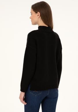 Kadın Lacivert Balıkçı Yaka Kazak - 50308151006