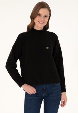 Kadın Lacivert Balıkçı Yaka Kazak - 50308151006