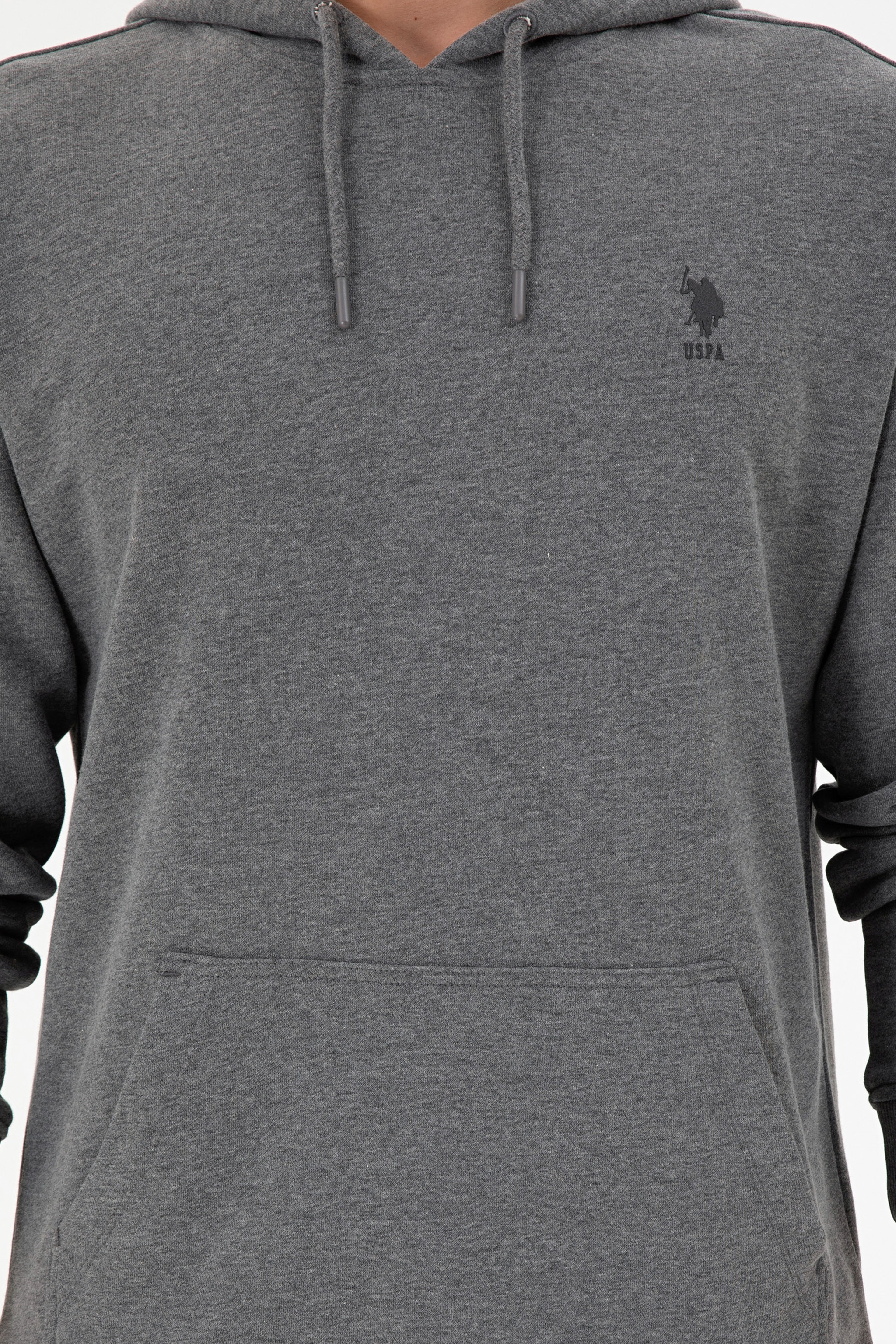 Erkek Antrasit Melanj Basic Sweatshirt