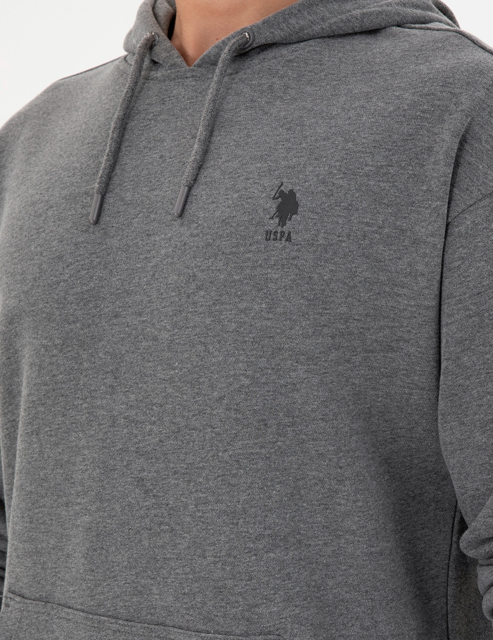 Erkek Antrasit Melanj Basic Sweatshirt - Image 7