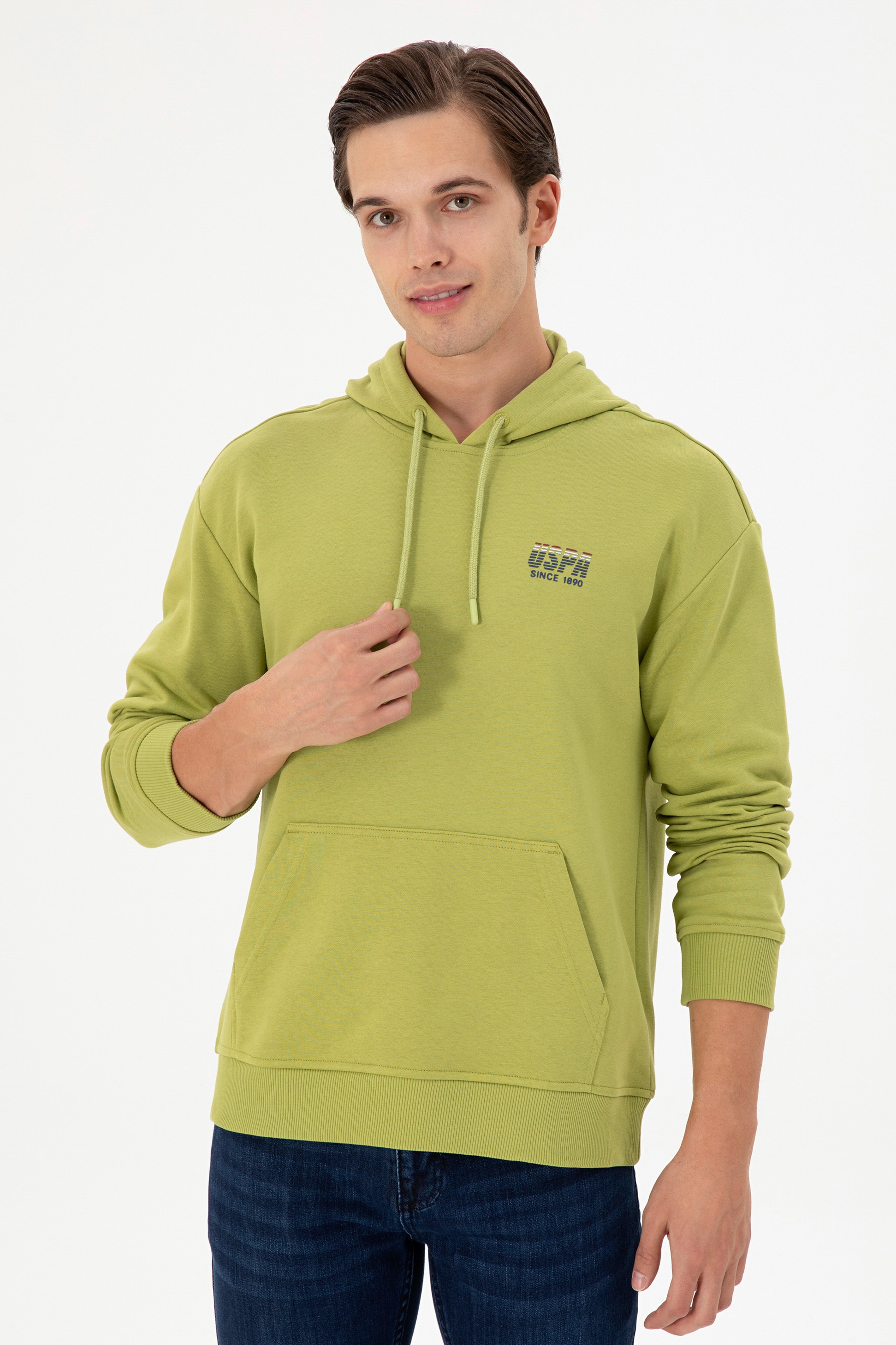 Erkek Fıstık Yeşili Sweatshirt