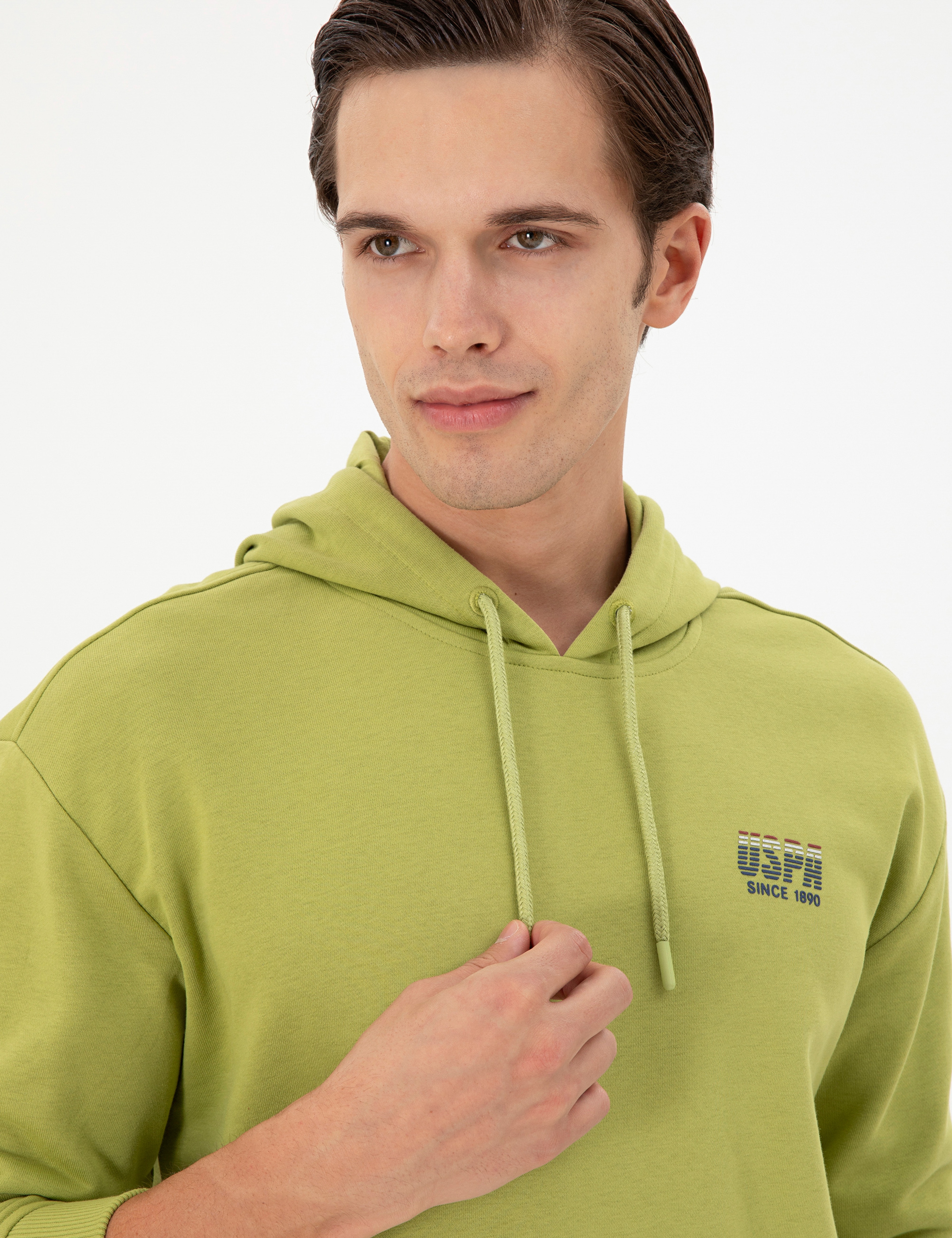Erkek Fıstık Yeşili Sweatshirt - Image 2