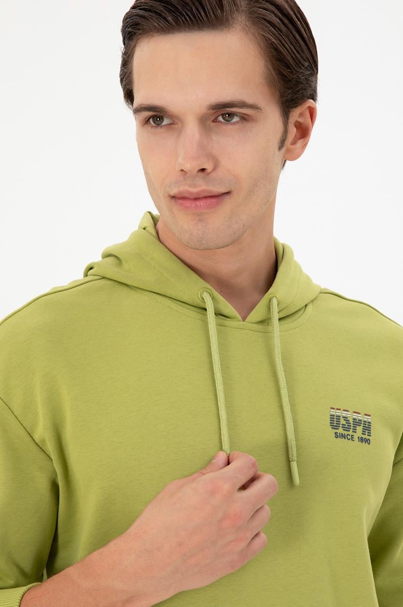 Erkek Fıstık Yeşili Sweatshirt