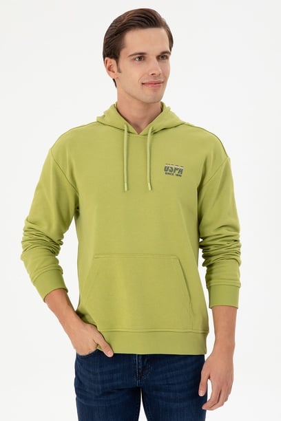 Erkek Fıstık Yeşili Sweatshirt