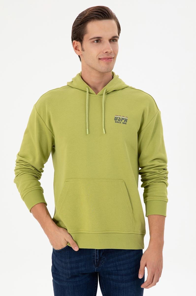 Erkek Fıstık Yeşili Sweatshirt