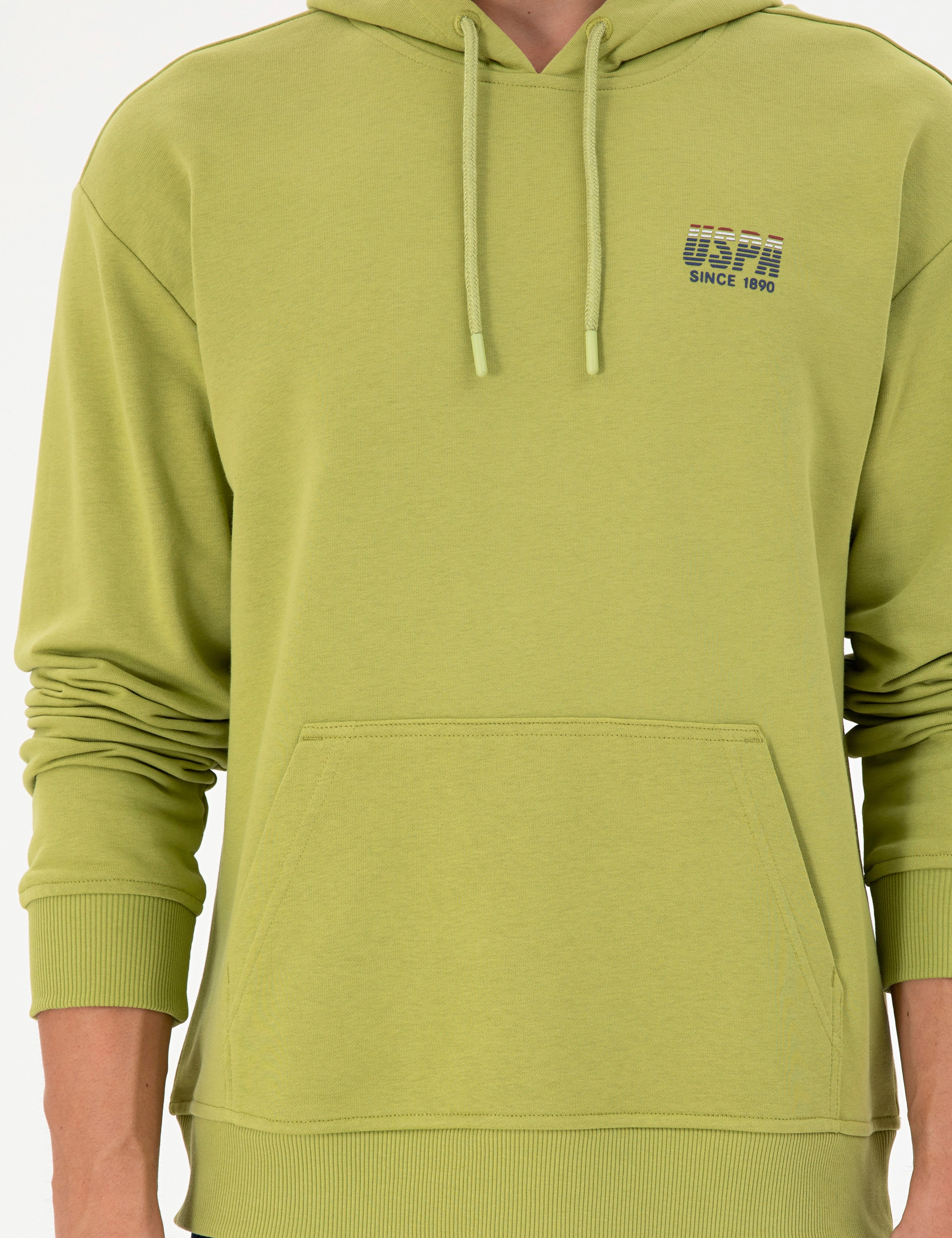 Erkek Fıstık Yeşili Sweatshirt - Image 6