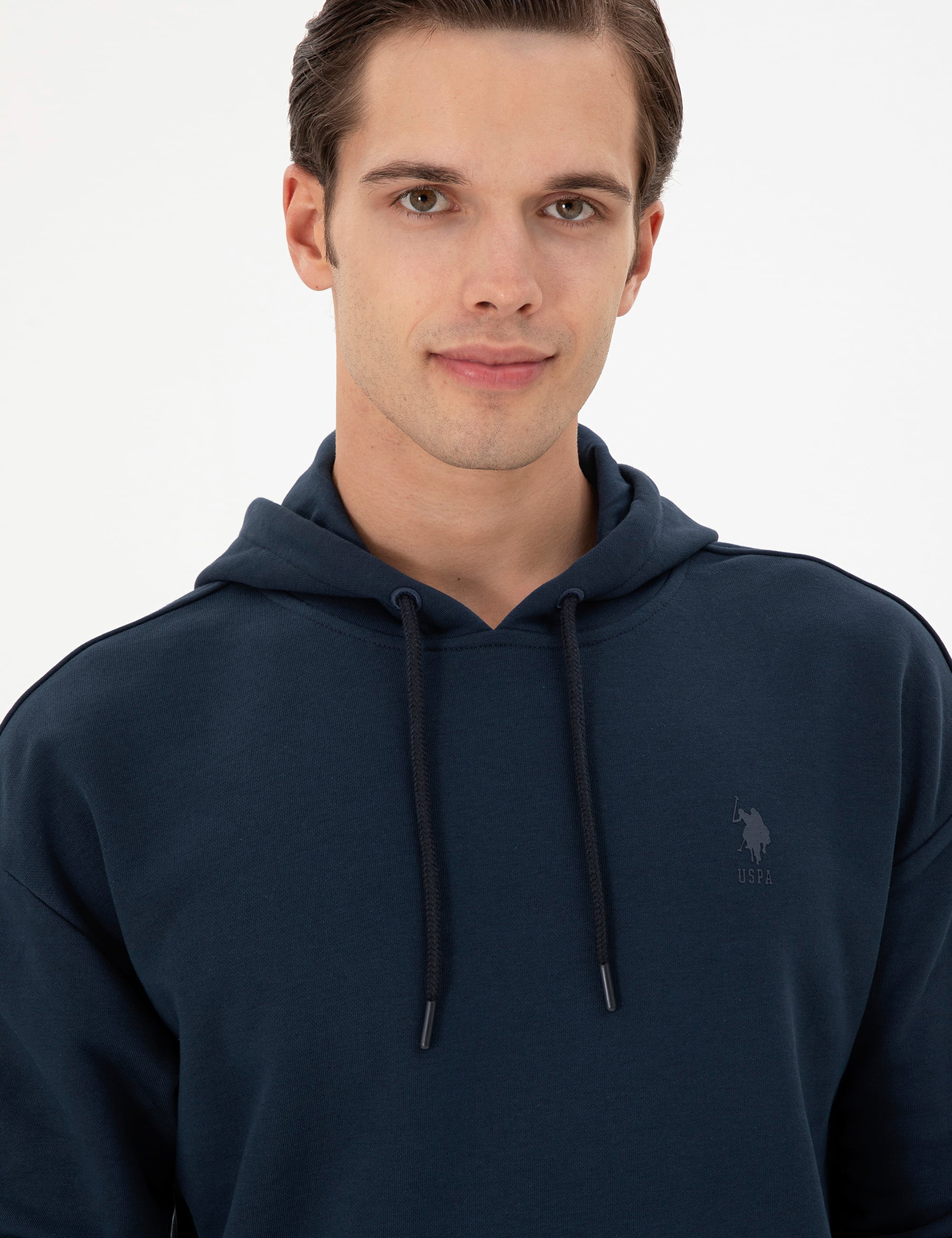 Erkek Lacivert Basic Sweatshirt