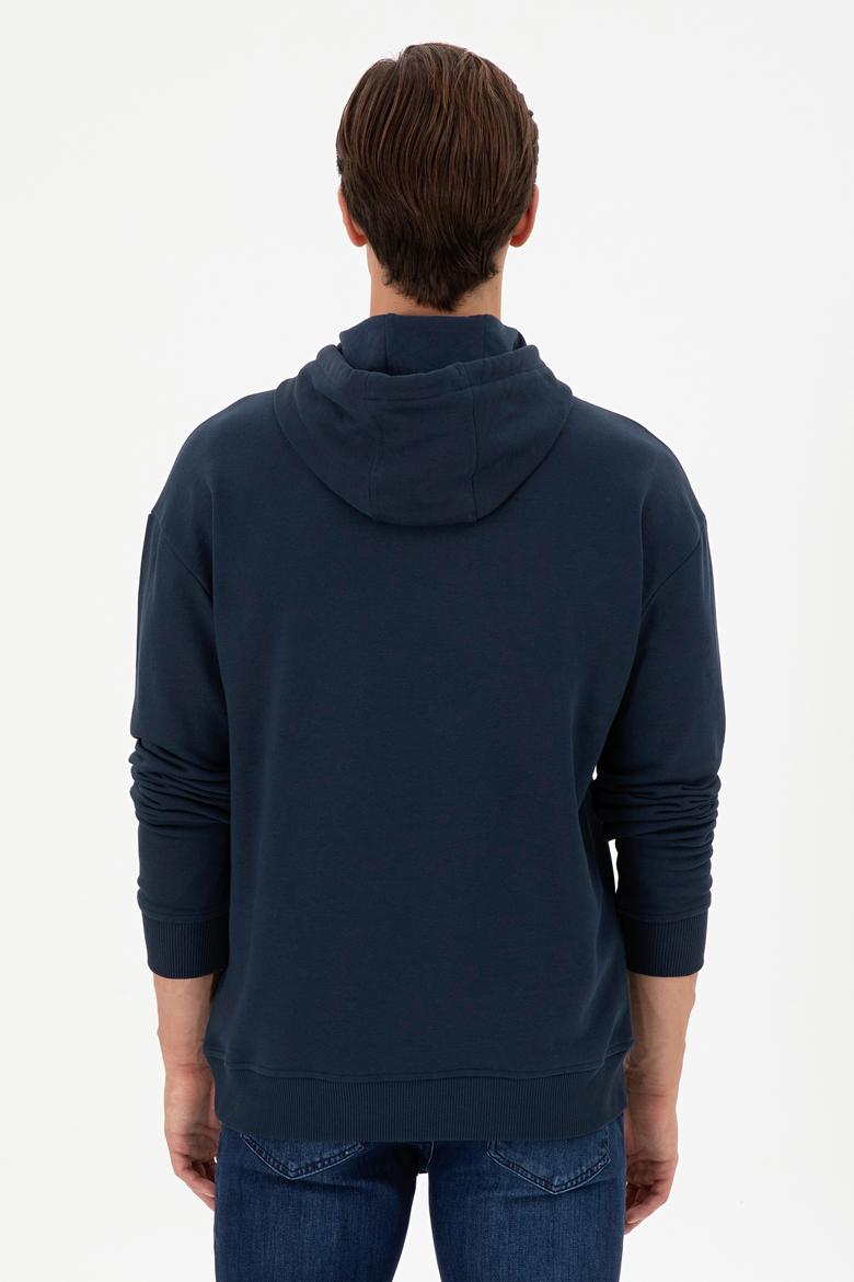 Erkek Lacivert Basic Sweatshirt - 50298271061