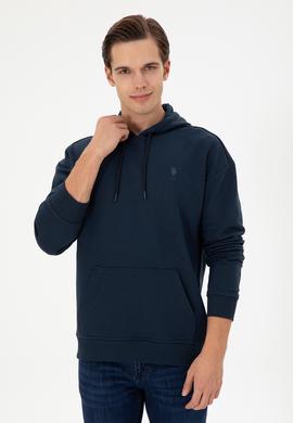 Erkek Lacivert Basic Sweatshirt - 50298271061