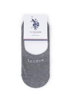 Kadın Gri Beyaz 2'li Babet Çorabı - 50299024002