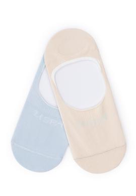 Kadın Açık Mavi 2'li Babet Çorabı - 50299024001