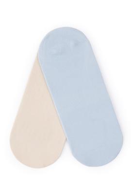 Kadın Açık Mavi 2'li Babet Çorabı - 50299024001