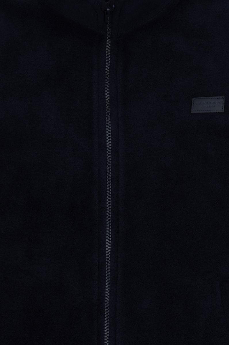 Erkek Çocuk Lacivert Fermuarlı Polar Sweatshirt