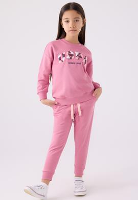 Kız Çocuk Pembe Pijama Takımı - 50299748047