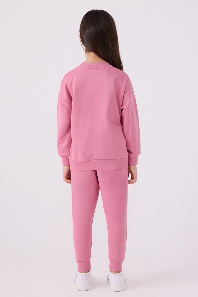 Kız Çocuk Pembe Pijama Takımı - 50299748047