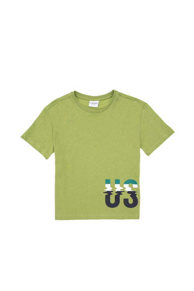 Erkek Çocuk Fıstık Yeşili Tişört
