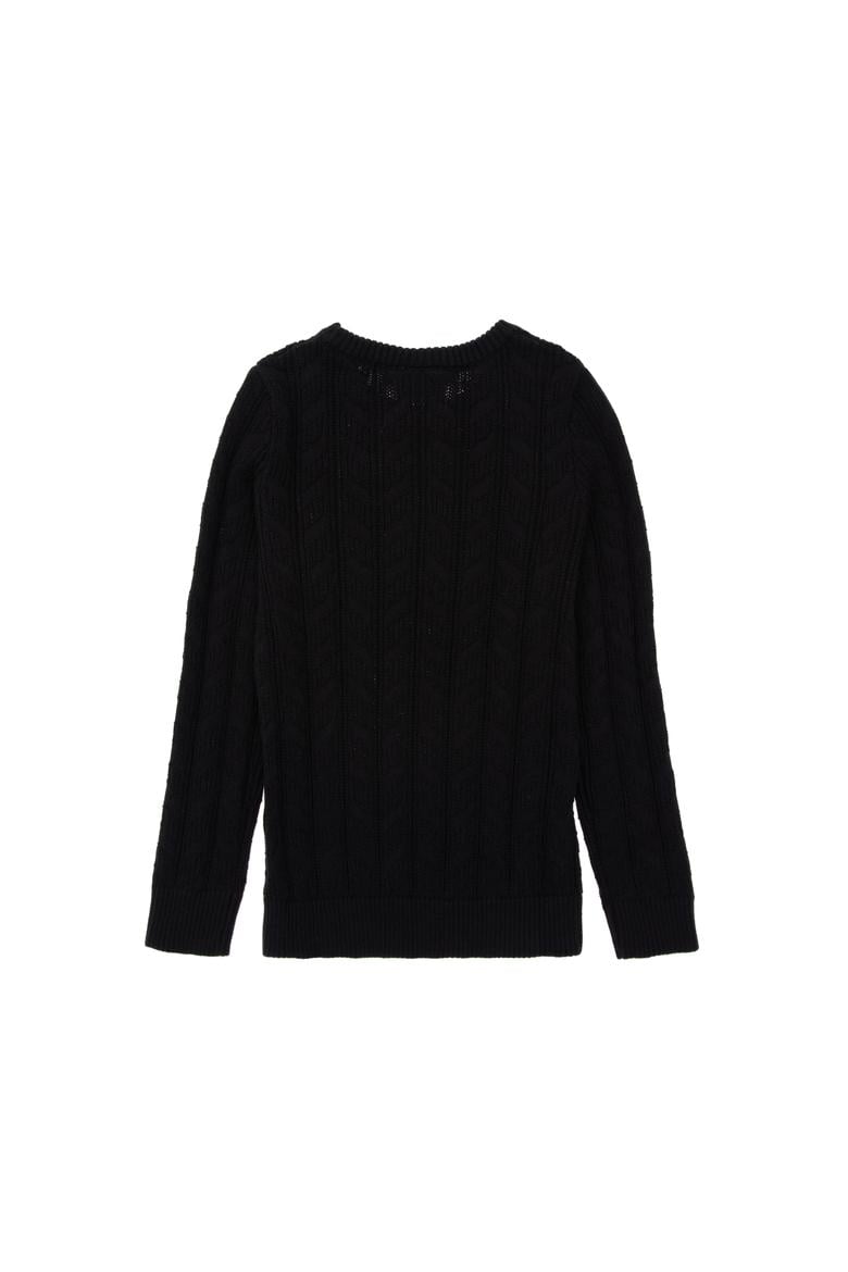 Erkek Çocuk Siyah Basic Kazak - 50293551017