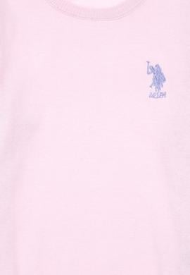 Kız Çocuk Pembe Bisiklet Yaka Basic Kazak - 50288945120