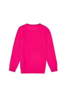 Kız Çocuk Menekşe Bisiklet Yaka Basic Kazak - 50288945111