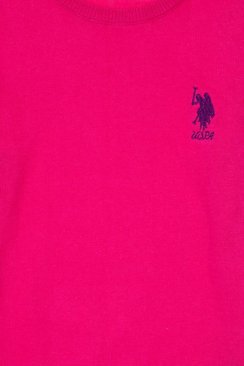 Kız Çocuk Menekşe Bisiklet Yaka Basic Kazak - 50288945111