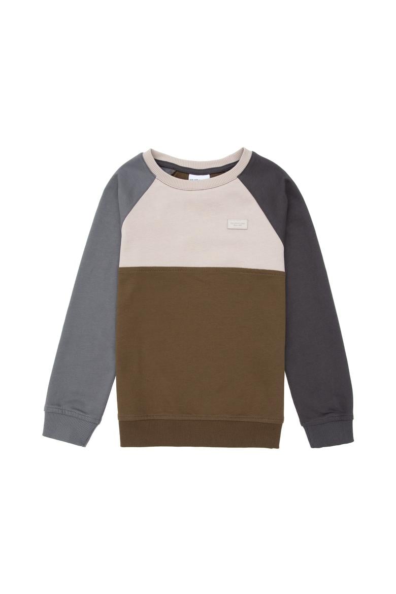 Erkek Çocuk Haki Sweatshirt