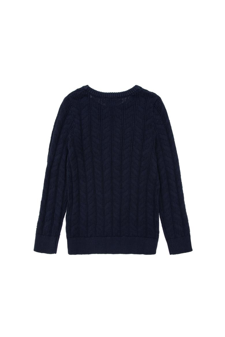 Erkek Çocuk Lacivert Basic Bisiklet Yaka Kazak - 50288889002