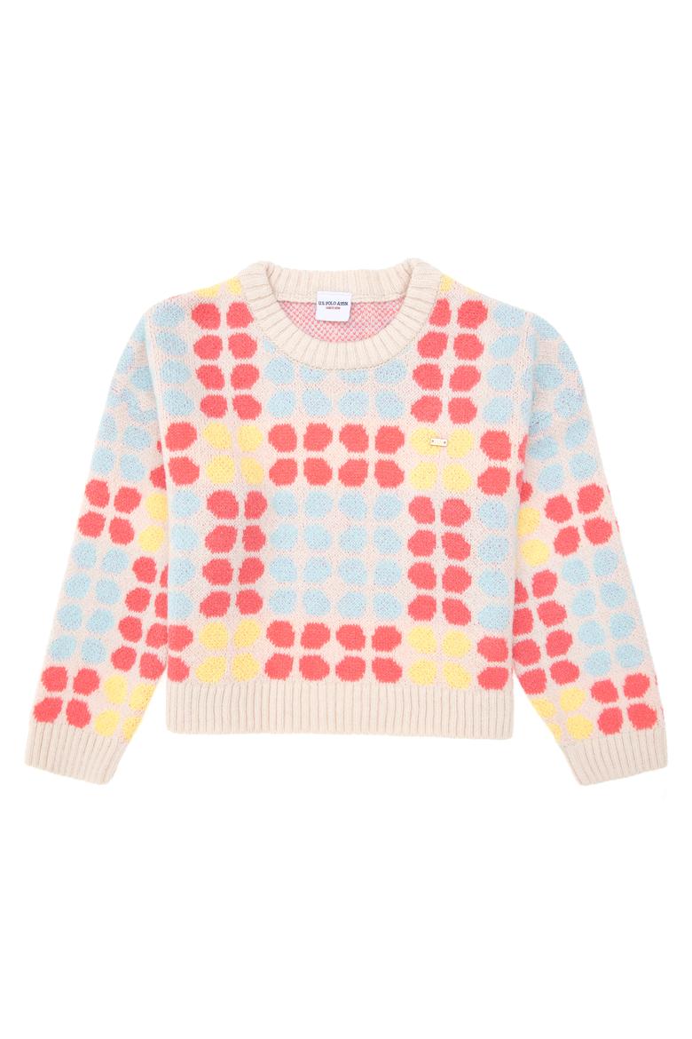 Kız Çocuk Nar Çiçeği Kazak - 50293083002